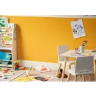 Sunflower Satin Cladding installed in a child's  play area.