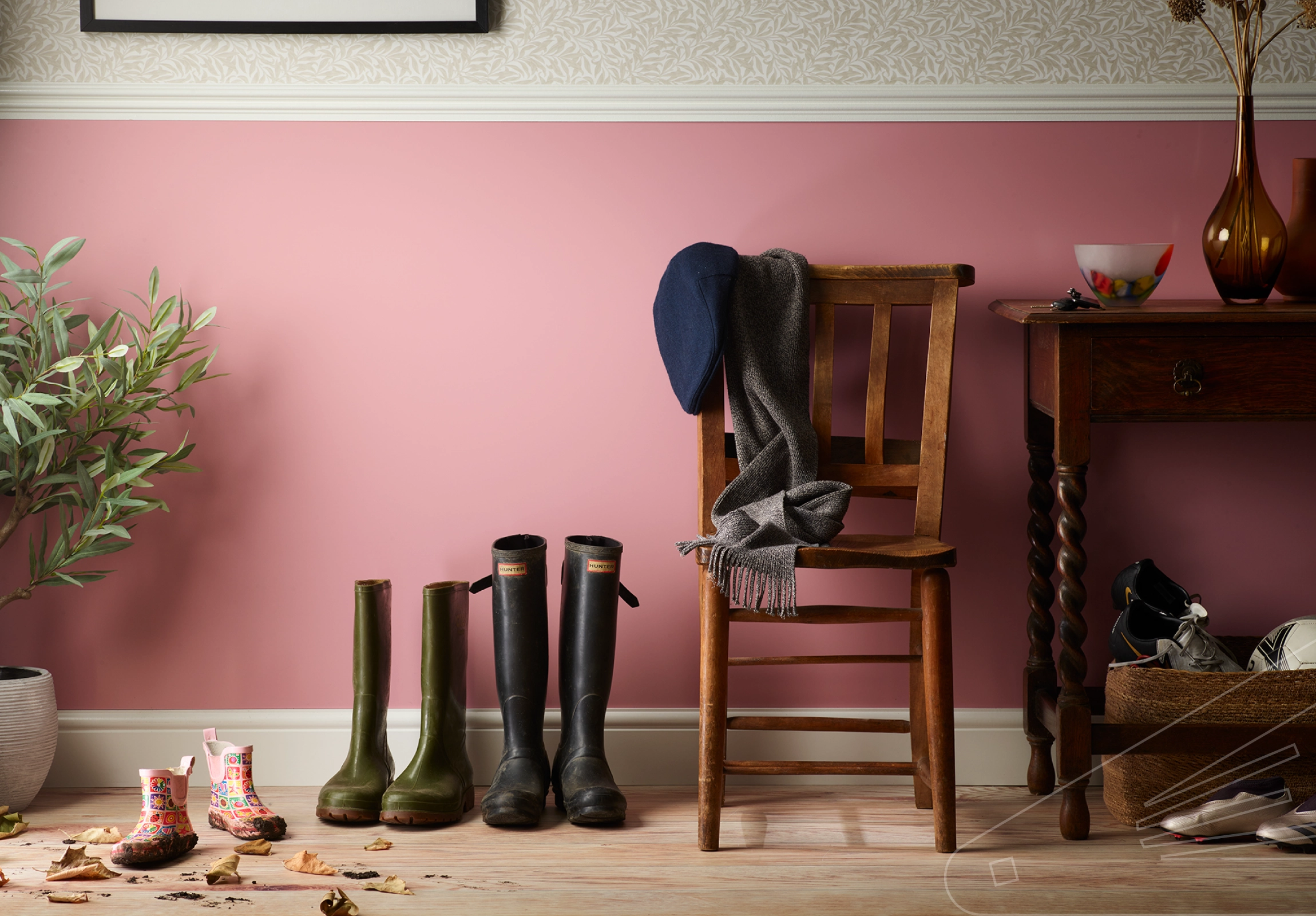 Blossom Satin Cladding installed in a Hallway.